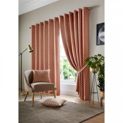 alan,symonds,cotswold,ring,top,lined,curtains,pair,orange