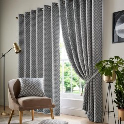 alan,symonds,cotswold,ring,top,lined,curtains,pair,silver