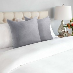 Alan Symonds Pair of Velvet Chenille Cushions - Silver подаръци,и,играчки,alan,symonds,pair,of,velvet,chenille,cushions,silver