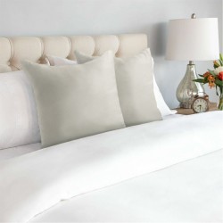 Alan Symonds Pair of Velvet Chenille Cushions - Cream подаръци,и,играчки,alan,symonds,pair,of,velvet,chenille,cushions,cream