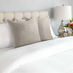 Alan Symonds Pair of Velvet Chenille Cushions - Taupe подаръци,и,играчки,alan,symonds,pair,of,velvet,chenille,cushions,taupe