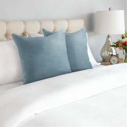 Alan Symonds Pair of Velvet Chenille Cushions - Teal подаръци,и,играчки,alan,symonds,pair,of,velvet,chenille,cushions,teal