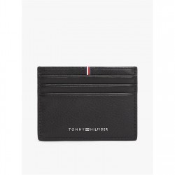 Tommy Hilfiger Corp Leather Cardholder - Black tommy,hilfiger,corp,leather,cardholder,black