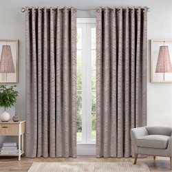 Alan Symonds Aztec 95pct. Blackout Ring Top Curtains - Rust alan,symonds,aztec,95pct.,blackout,ring,top,curtains,rust