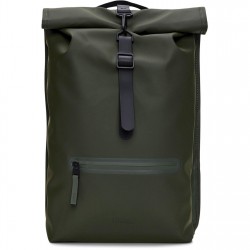 Rains Rolltop Rucksack - Green 03 всички,чанти,rains,rolltop,rucksack,green,03