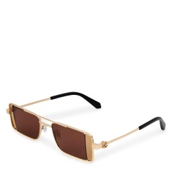 off,white,cortez,rectangle,sunglasses,gold,brown