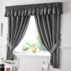 alan,symonds,gingham,kitchen,curtains,black