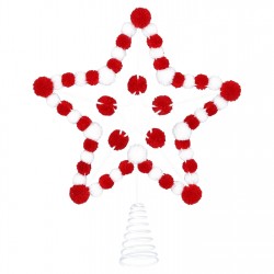 коледни,опаковки,и,декорации,аксесоари,на,разпродажба,gisela,graham,gisela,tree,topper,5,99,pom,pom