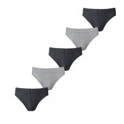 donnay,5,pack,briefs,mens,grey,multi