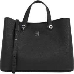 всички,чанти,tommy,hilfiger,th,emblem,satchel,bag,black