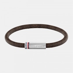 Tommy Hilfiger Tommy Hilfiger Men’s Cord Leather Bracelet - Brown бижутерия,tommy,hilfiger,tommy,hilfiger,men’s,cord,leather,bracelet,brown