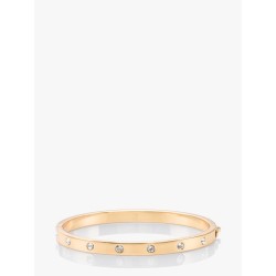 Kate Spade Set In Stone Hinged Bangle - Clear/Gold бижутерия,kate,spade,set,in,stone,hinged,bangle,clear,gold