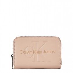 портмоне,всички,чанти,аксесоари,на,разпродажба,calvin,klein,jeans,sculpted,zip,around,purse,rose,dust