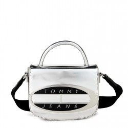 всички,чанти,аксесоари,на,разпродажба,tommy,jeans,logo,plaque,crossover,bag,silver,smu