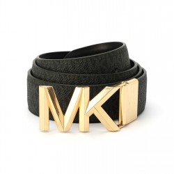 аксесоари,на,разпродажба,michael,michael,kors,logo,reversible,belt,black