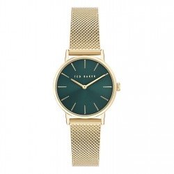часовник,часовници,ted,baker,ted,baker,staciie,watch,gold,green