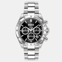 boss,gents,boss,hero,stainless,steel,bracelet,watch,silver