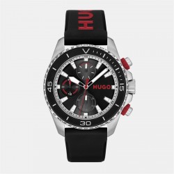 Часовник Hugo Gents HUGO #DIVE Watch - Black часовник,часовници,hugo,gents,hugo,#dive,watch,black