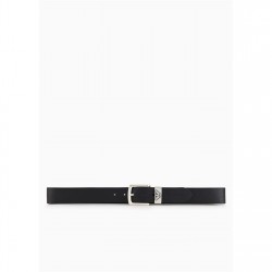 Колан EMPORIO ARMANI Men's Eagle Leather Belt - Black 80001 колан,колани,аксесоари,на,разпродажба,emporio,armani,men's,eagle,leather,belt,black,80001