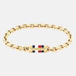 бижутерия,tommy,hilfiger,men,s,chain,bracelet,gold