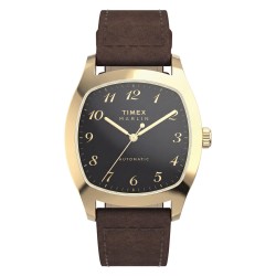timex,marlin,watch,sn71,black,gold
