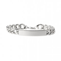 fabric,chain,bar,bracelet,rhodium