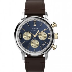 Timex Timex Marlin Quartz Chrono - Blue/Silver часовници,timex,timex,marlin,quartz,chrono,blue,silver