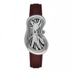 часовник,часовници,exaequo,melting,quartz,analogue,watch,white,dial