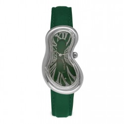 часовник,часовници,exaequo,melting,quartz,analogue,watch,green,dial