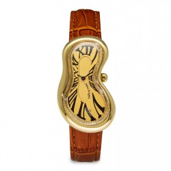 часовник,часовници,exaequo,melting,quartz,analogue,watch,gold,dial