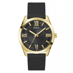 часовник,бижутерия,часовници,аксесоари,на,разпродажба,guess,men's,elliot,analogue,quartz,watch,black,gold