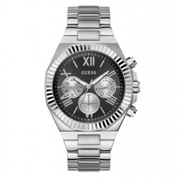 часовник,часовници,guess,equity,watch,black,silver
