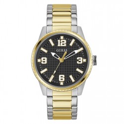 часовник,часовници,guess,varsity,watch,black,metallics