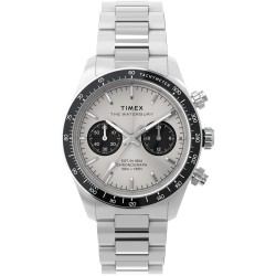 timex,men,s,waterbury,analogue,quartz,watch,silver,silver