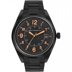 часовник,часовници,аксесоари,на,разпродажба,french,connection,connection,mega,round,analog,watch,for,men,black
