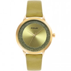 часовник,часовници,аксесоари,на,разпродажба,fcuk,analog,watch,for,women,green