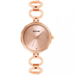 часовник,часовници,fcuk,analog,watch,for,women,rose,gold