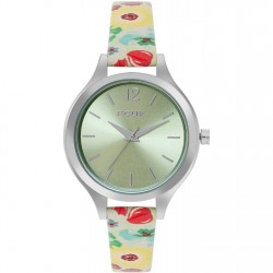 дамски,часовник,часовници,аксесоари,на,разпродажба,fcuk,floral,printed,strap,womens,watch,green