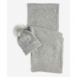 шал,всички,шапки,barbour,international,sparkle,beanie,scarf,gift,set,grey,marl