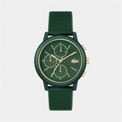 часовник,часовници,lacoste,mens,lacoste.12.12,move,multifunction,watch,green