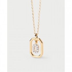 PDPAOLA Initial Letter Necklace - O - Gold pdpaola,initial,letter,necklace,o,gold