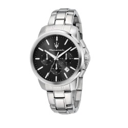 Maserati Successo Watch - Black/Silver maserati,successo,watch,black,silver