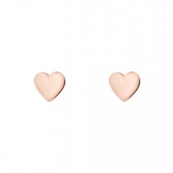 бижутерия,ted,baker,harly,heart,stud,earrings,rose,gold