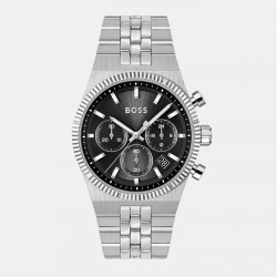 часовник,бижутерия,часовници,boss,gents,boss,candor,prime,chrono,watch,black,silver