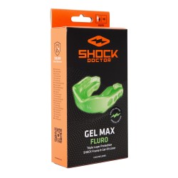 ръгби,хокей,shock,doctor,gel,max,mouth,guard,fluro,green