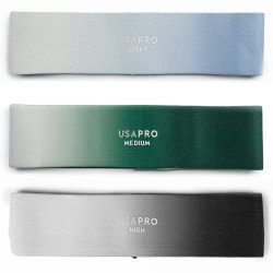 USA Pro Premium Woven Resistance Band Trio - Ombre всички,фитнес,аксесоари,аеробика,usa,pro,premium,woven,resistance,band,trio,ombre