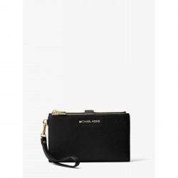 Дамско портмоне MICHAEL Michael Kors Womens Double Zip Wristlet Wallet on Chain - BLACK* дамско,портмоне,всички,чанти,michael,michael,kors,women,s,double,zip,wristlet,wallet,on,chain,black