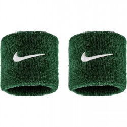 Накитник Nike Swoosh Wristband 2 Pack - Green/White накитник,разпродажба,nike,спорт,в,училище,фитнес,кърпи,и,ленти,за,глава,всички,фитнес,аксесоари,скуош,скуош,аксесоари,топки,за,скуош,nike,swoosh,wristband,