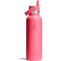 Hydro Flask Standard Mouth Water Bottle 621 ml (21 oz) with Flex Straw Cap - Popster Pink къмпинг,къмпинг,оборудване,готвене,на,открито,къмпинг,аксесоари,съдове,и,к-ти,за,готвене,къмпинг,и,готвене,на,открито,hydro,flask,standard,mouth,water,bott