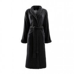 Ted Baker Home Cotton Towel Bathrobe - Black ted,baker,home,cotton,towel,bathrobe,black